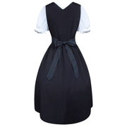 Damen Trachtenkleid Baumwollmix Traditionell Elegant