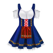 Damen Trachtenkleid Mini Trachtenstoff Elegant