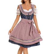 Damen Trachtenkleid Trachtenstoff Traditionell