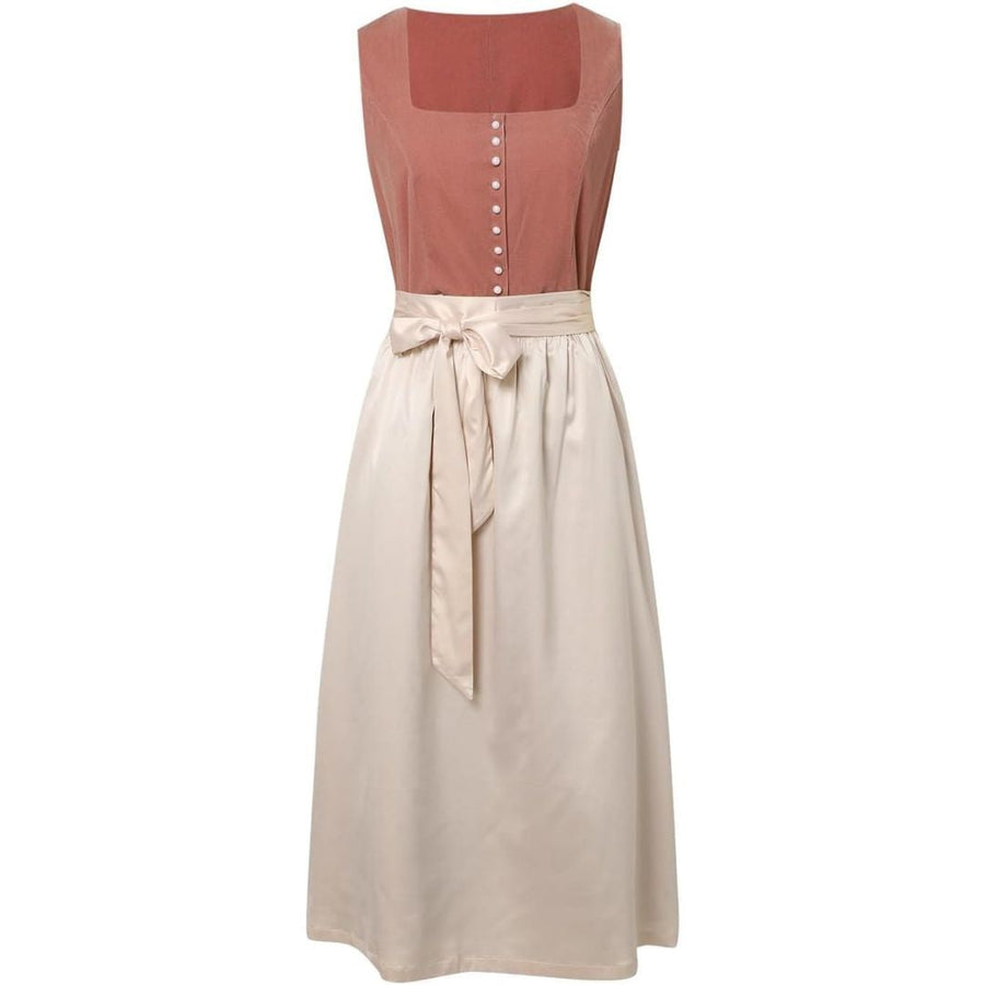 Damen Wickelkleid Baumwolle Elegant Festlich