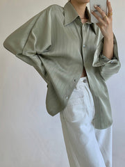 Damenbluse Baumwollmix Oversized Casual