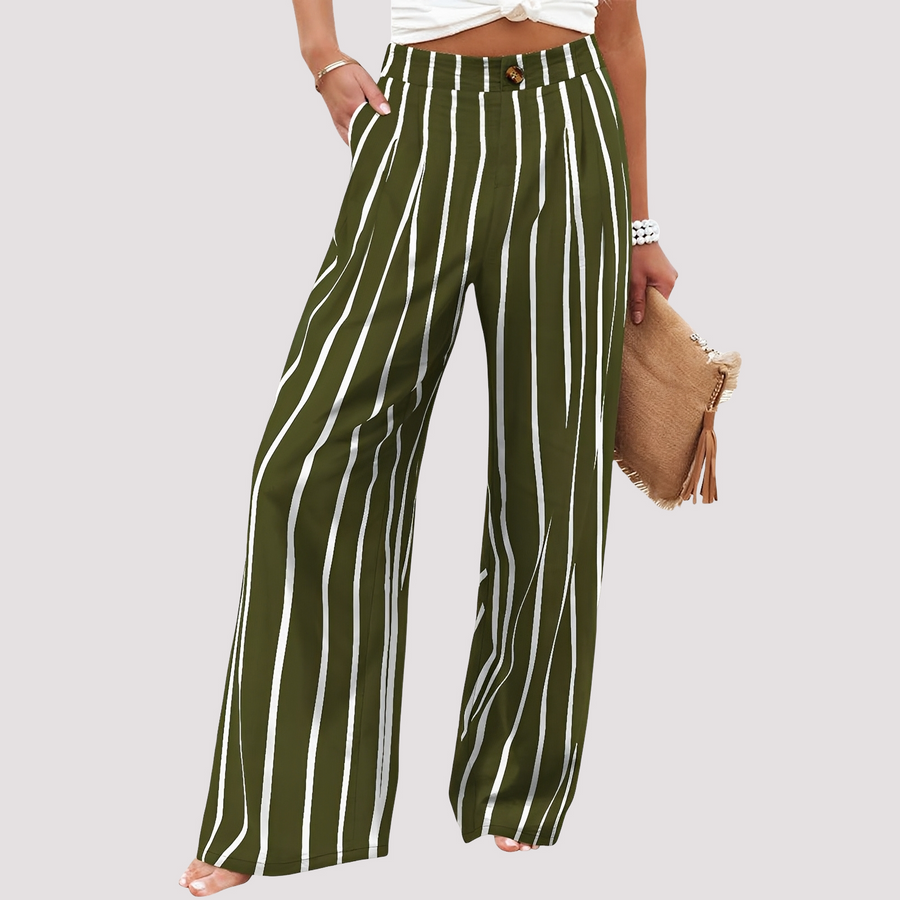 Damenhose | Weites Bein & High-Waist-Komfort