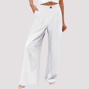 Damenhose | Weites Bein & High-Waist-Komfort