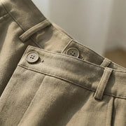 Damenhose | Wide-Leg Schnitt & Wickel-Optik für Elegante Linie