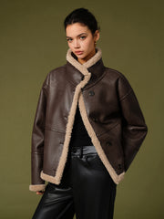 Elegante Fleecejacke im Shift-Stil für Damen