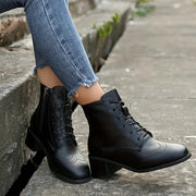 Damen Klassische Lederstiefel