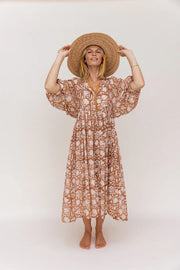 Damenkleid – Viskose – Boho-Blumenmuster – Sommerstil