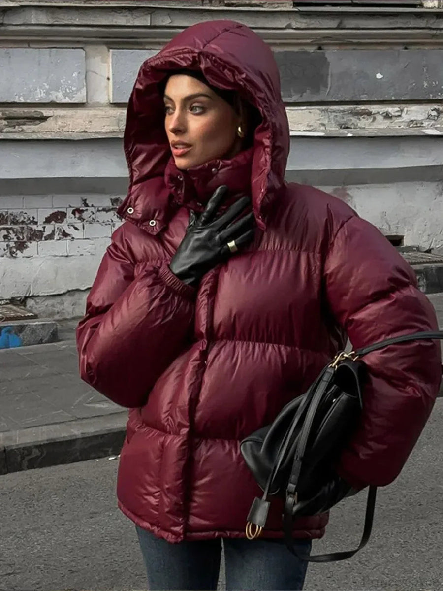 Eliza Gefütterter Parka mit Kapuze