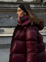 Eliza Gefütterter Parka mit Kapuze