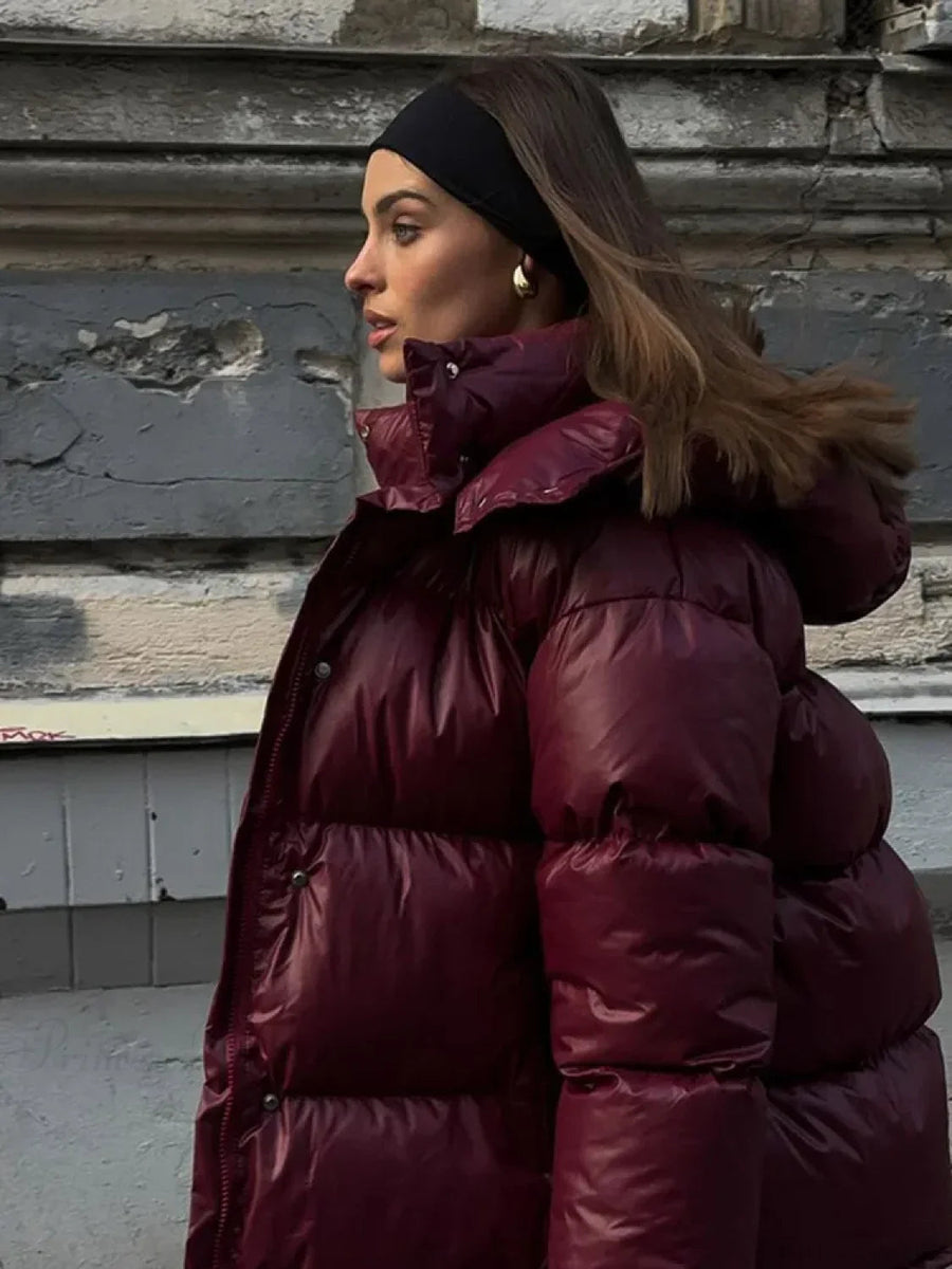 Eliza Gefütterter Parka mit Kapuze