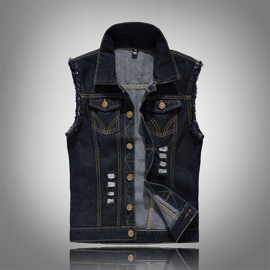 Denim Weste Herren | Ärmellos & markanter Streetwear-Look