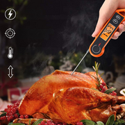 Digitales Fleischthermometer mit wasserabweisendem Design und Bewegungssensor – präzise Temperaturmessung beim Grillen und Kochen