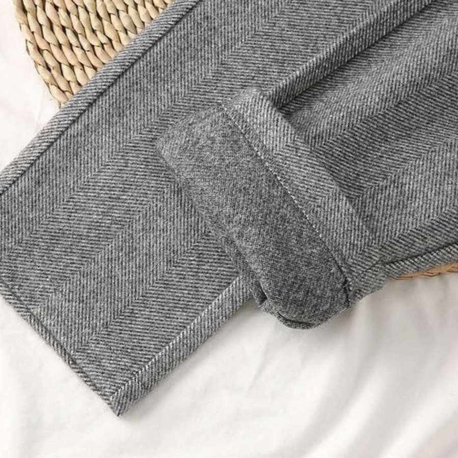 Grace - Maßgeschneiderte Anzughose mit hoher Taille für Damen | Elegante Bürohose mit konischem Bein für Damen