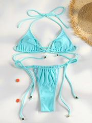 Set bikini mini a triangolo | Costume da bagno da donna