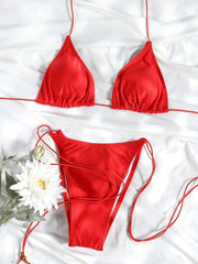 Set bikini mini a triangolo | Costume da bagno da donna