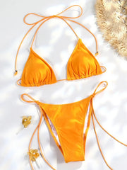 Set bikini mini a triangolo | Costume da bagno da donna