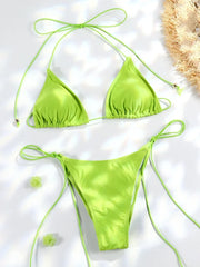 Set bikini mini a triangolo | Costume da bagno da donna