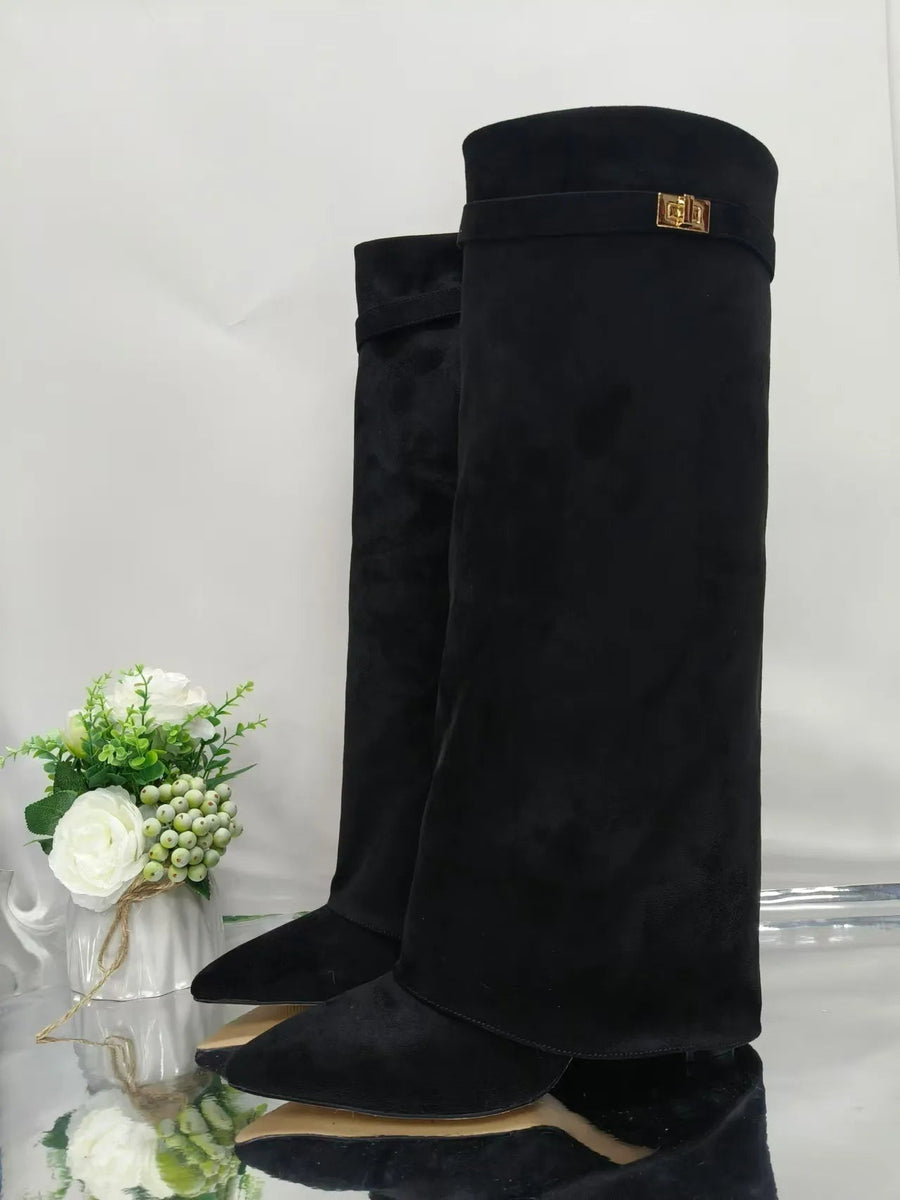 Monica Leder High Boots