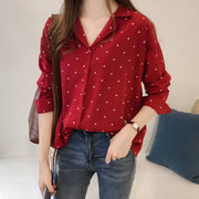 Gesine | Verspielte Bluse mit Polka-Dots