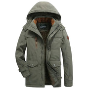 Wasserdichter Parka Wintermantel Kapuzenjacke