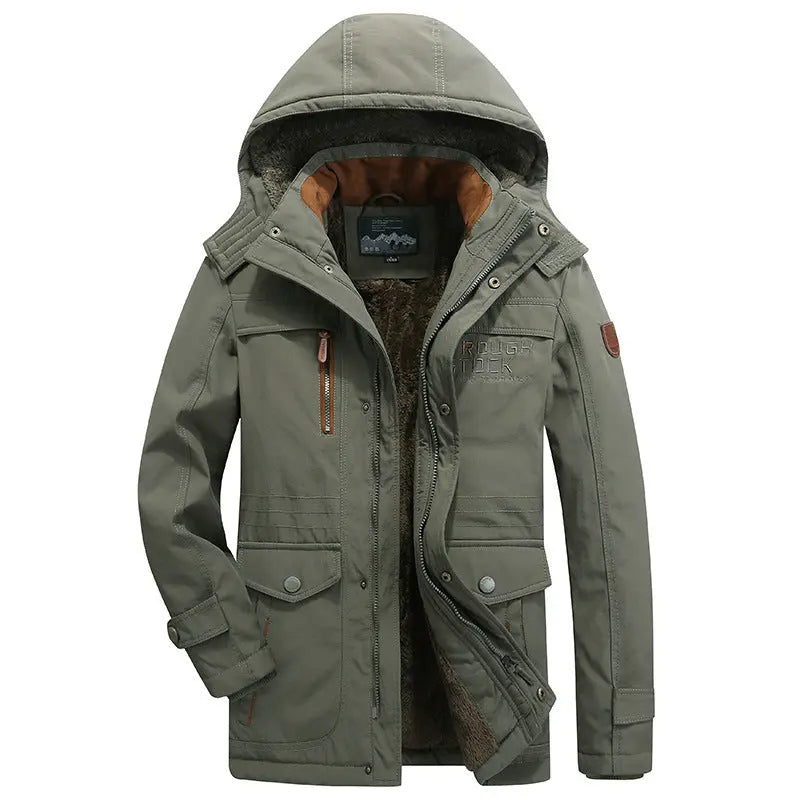 Wasserdichter Parka Wintermantel Kapuzenjacke