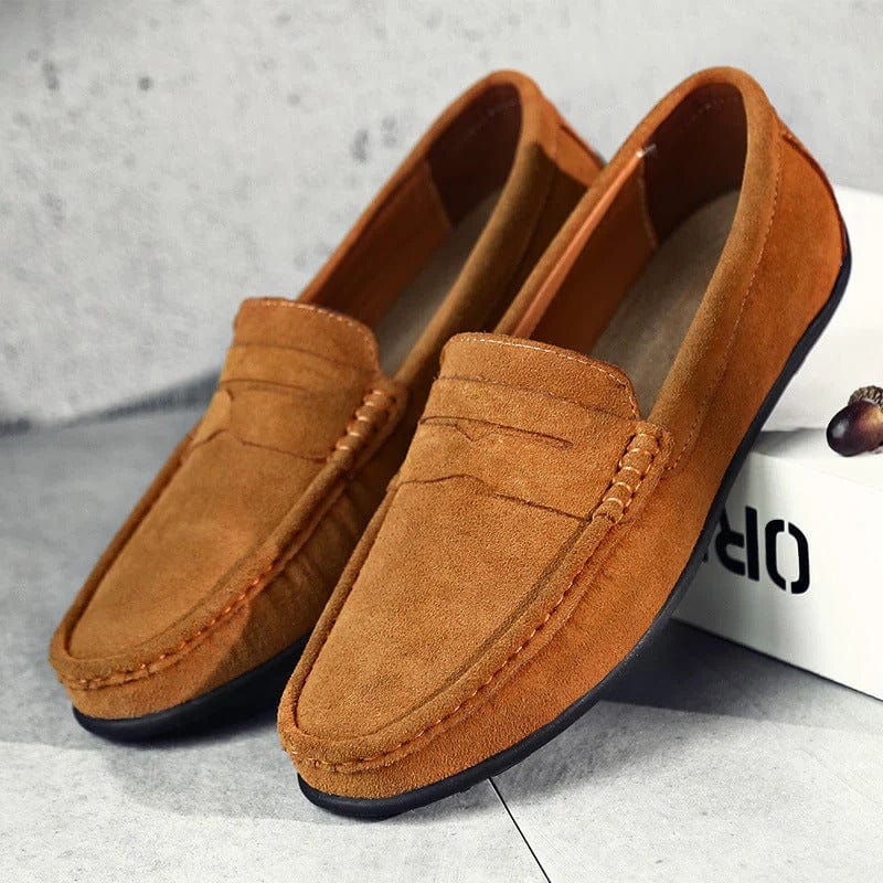 Loafers Herren | Klassischer Penny Loafer im Wildleder-Look