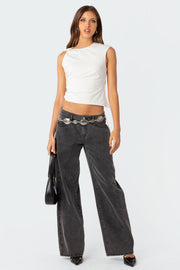 Nina | Damen-Low-Jeans Retro modern & lässig