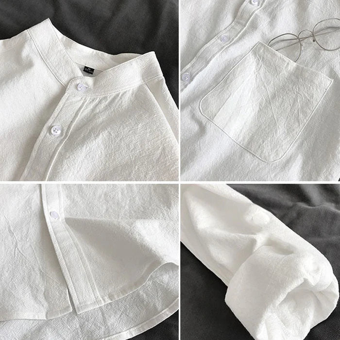 Barnaby – frühlingsbluse mit brusttasche