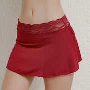 Minigonne in pizzo tinta unita | Gonna estiva da donna