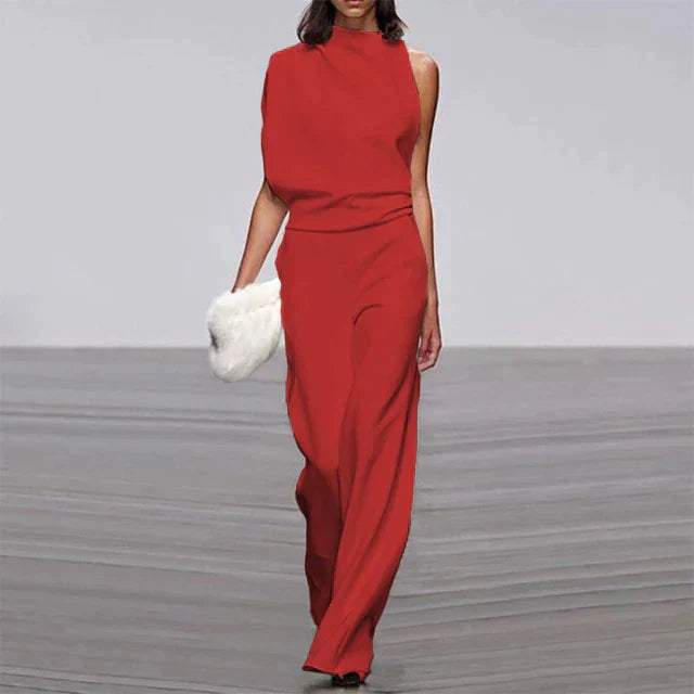 Eleganter Herbst-Glam-Overall für unvergessliche Anlässe