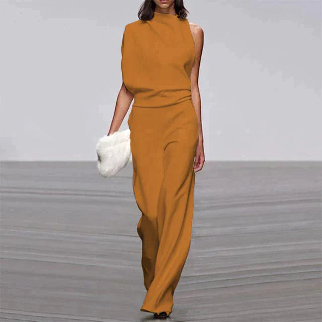Eleganter Herbst-Glam-Overall für unvergessliche Anlässe