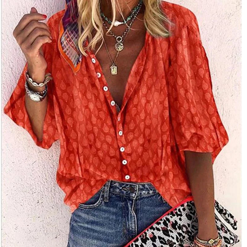Blusa elegante da donna | Blusa casual estiva