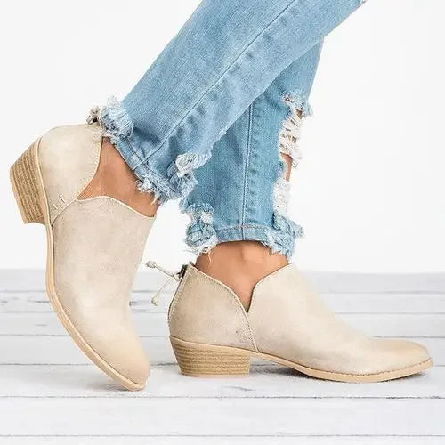 Elegante Knöchelstiefel mit schmaler Silhouette