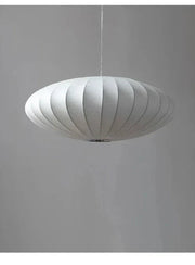 Elegante Pendelleuchte mit Seidenschirmen und Kristallakzenten – Hängelampe für Esstisch und Wohnzimmer, 30/40/50 cm