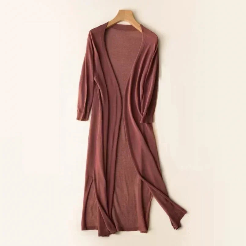 Elegante Strickjacke mit Offener Vorderseite