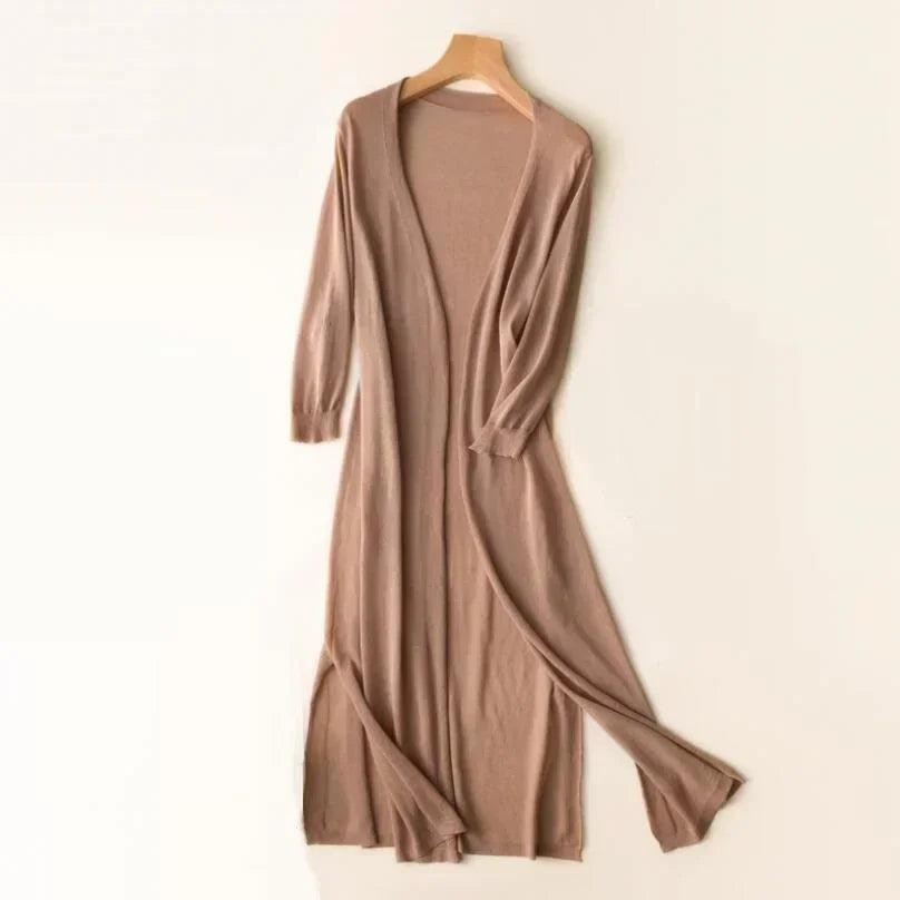 Elegante Strickjacke mit Offener Vorderseite