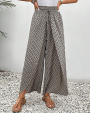 Elegante Weite Hose mit Fließendem Schnitt