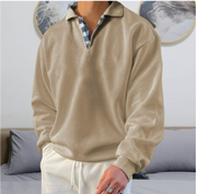 Eleganter Freizeitpullover mit stilvollem Kragen