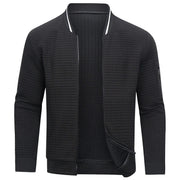 Eleganter Herrenpullover mit modernem Reißverschluss