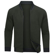 Eleganter Herrenpullover mit modernem Reißverschluss