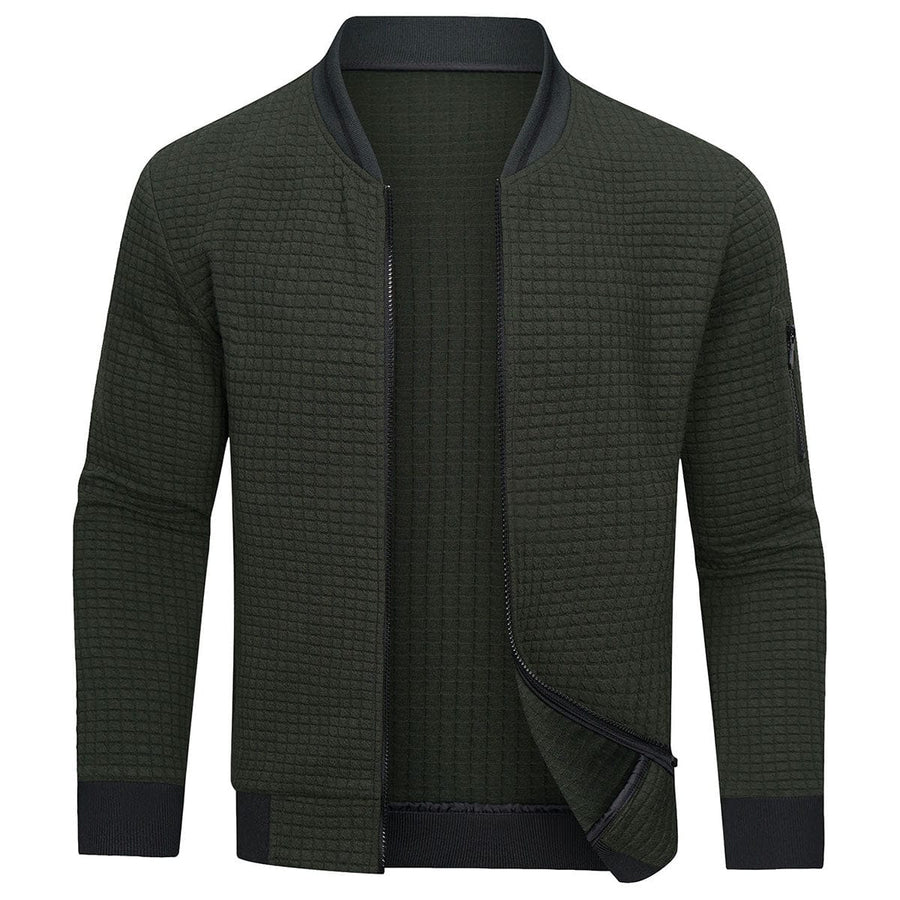 Eleganter Herrenpullover mit modernem Reißverschluss