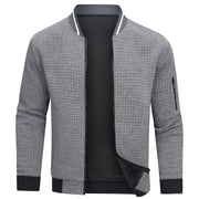 Eleganter Herrenpullover mit modernem Reißverschluss