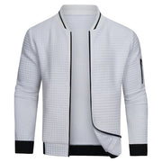 Eleganter Herrenpullover mit modernem Reißverschluss