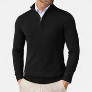 Eleganter Strickpullover mit Reißverschluss für Stilbewusste