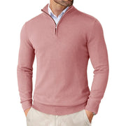 Eleganter Strickpullover mit Reißverschluss für Stilbewusste