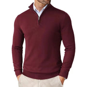 Eleganter Strickpullover mit Reißverschluss für Stilbewusste