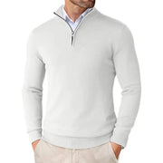 Eleganter Strickpullover mit Reißverschluss für Stilbewusste