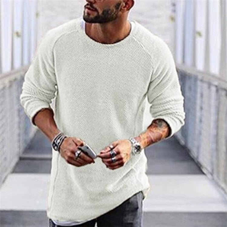 Eleganter Strickpullover mit langem Arm