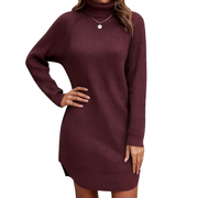 Elegantes Strickkleid Damen Lang – Warm und Vielseitig für Winter und Besondere Anlässe