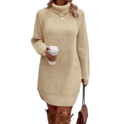 Elegantes Strickkleid Damen Lang – Warm und Vielseitig für Winter und Besondere Anlässe